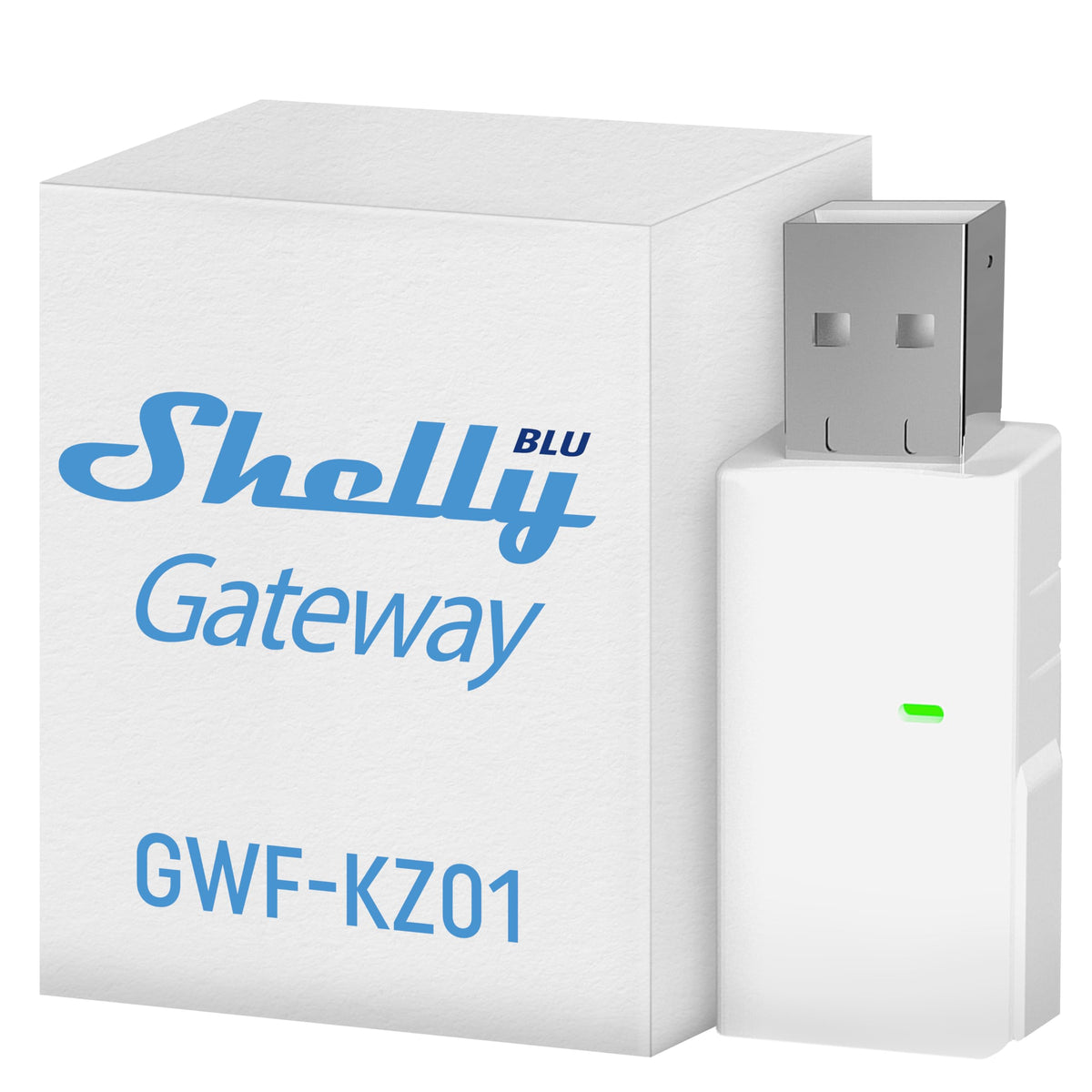 Pasarela WiFi Bluetooth Shelly BLU Gateway USB-A Compatible con Alexa y Google Home Domótica Extensor de Alcance WiFi Sin Cables