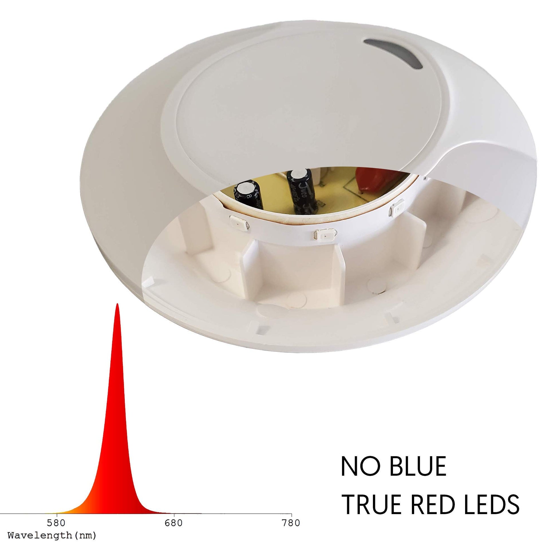 Luz de Noche LED Sleep Aid Roja Azul Bajo Sensor Automático para un Sueño Saludable Paquete de 2