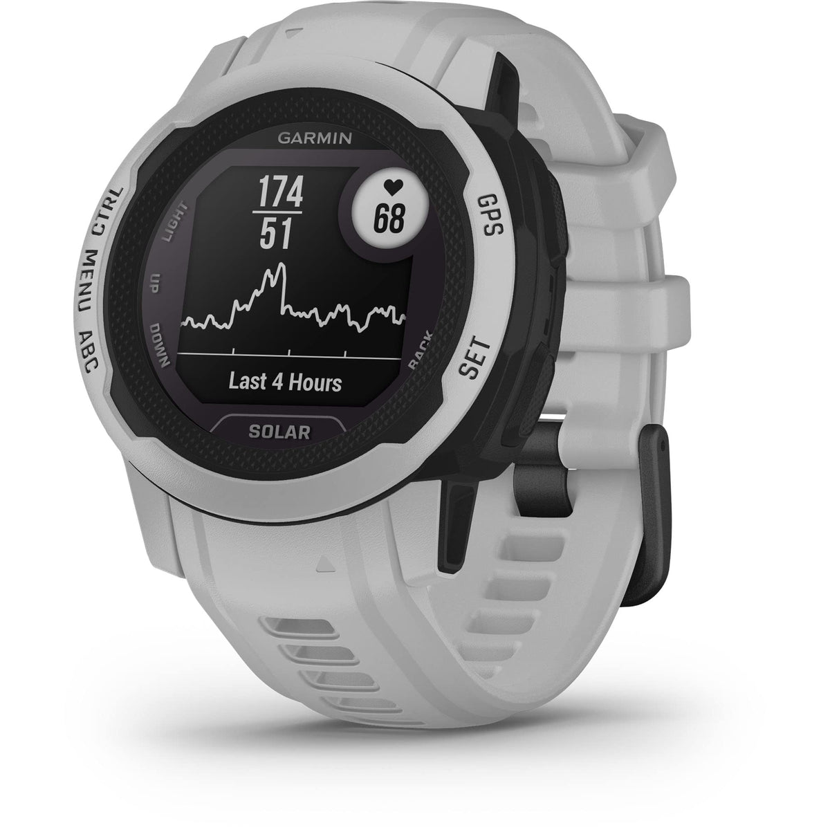 Reloj GPS Garmin Instinct 2S Solar Gris Niebla con Carga Solar y Soporte Multi-GNSS (Reacondicionado)