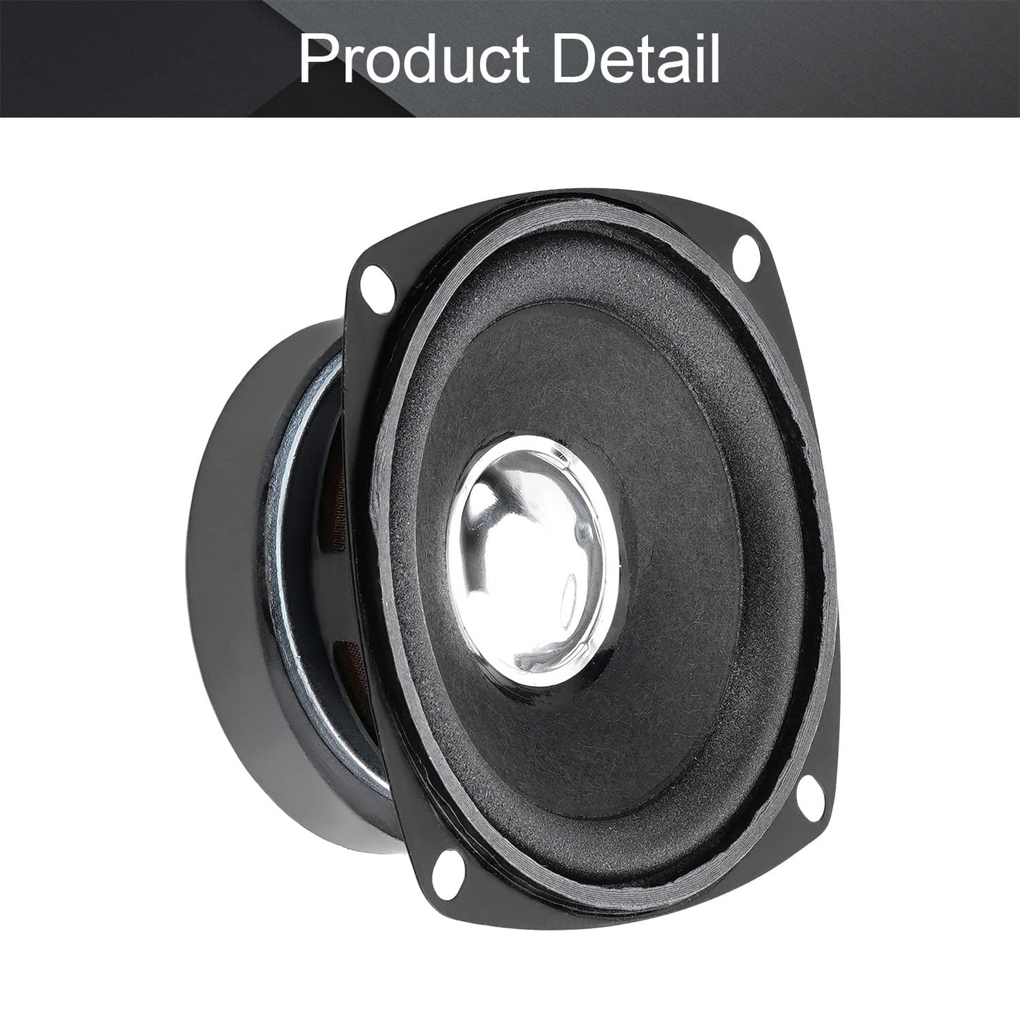 Fielect - Altavoz Magnético Externo, 20 W, 8 Ohm, 78 mm de Diámetro