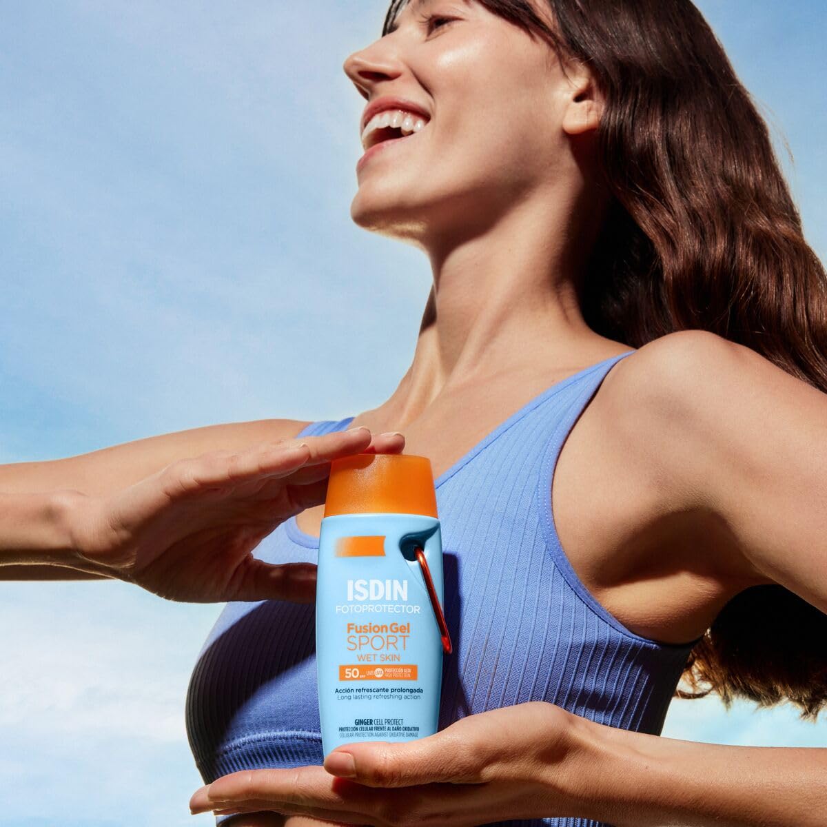 ISDIN Fotoprotector Gel Sport SPF 50+ | Protección Solar Ideal para Deporte