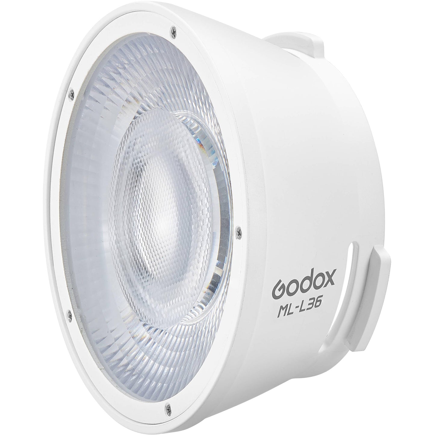 Godox Reflector de lente de 36° para ML100Bi, modificador de luz de montaje Godox, accesorio de control de haz ancho para fotografía de estudio, producción de video e iluminación creativa (MLL36)