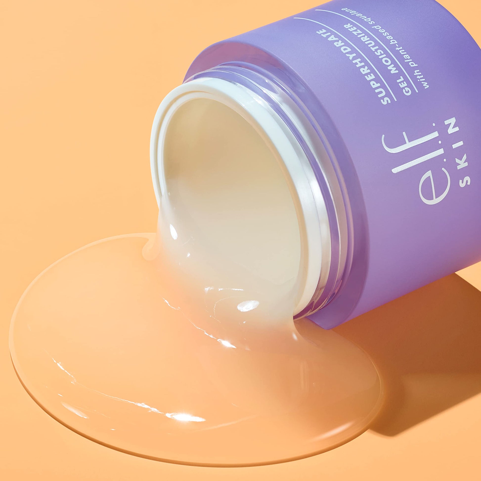 e.l.f. elf, SuperHydrate Moisturiser, de rápida absorción, no graso, fórmula de gel, hidrata, tonifica, aclara, protege, infundido con vitamina E, 1.69 oz