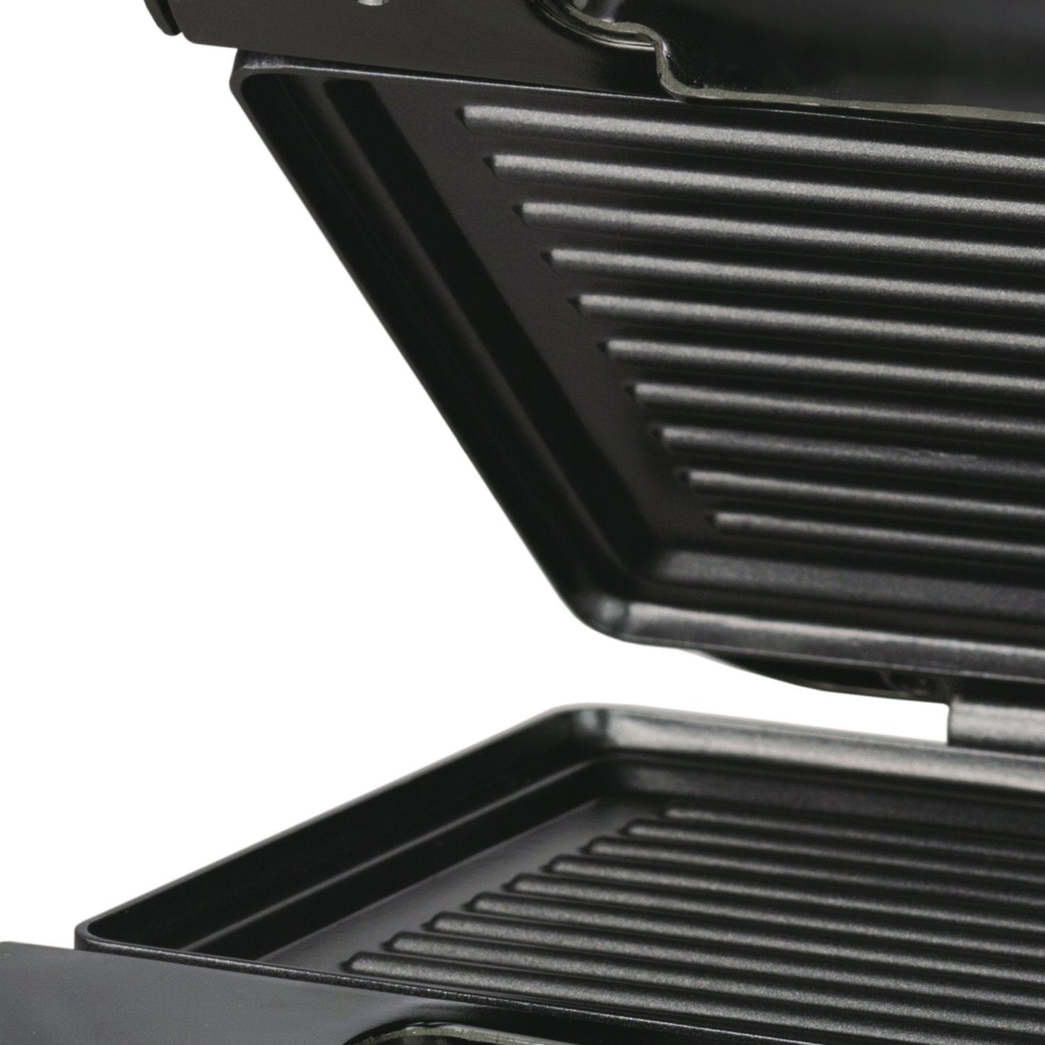 Brentwood Panini Prensa y Sandwichera antiadherente, 9.7 x 9.7 x 9.5 cm, negro