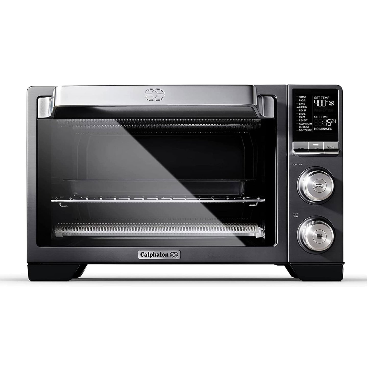 Calphalon - Batidora para horno (acero inoxidable), Horno tostador, Dark Stainless Steel, Una talla, 1