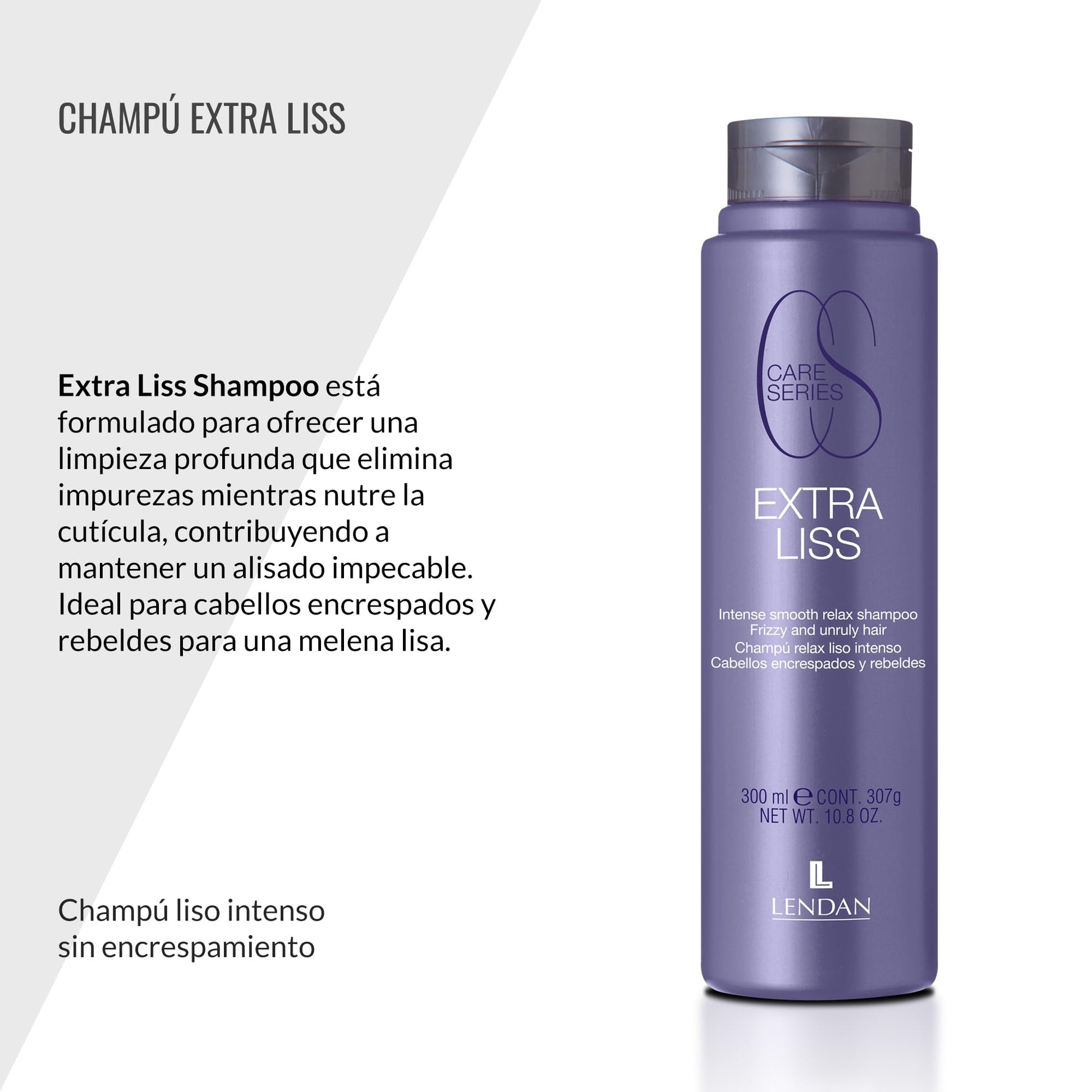 Lendan Extra Liss Intense Smooth Relax Shampoo, 10.8 Ounce/300ml