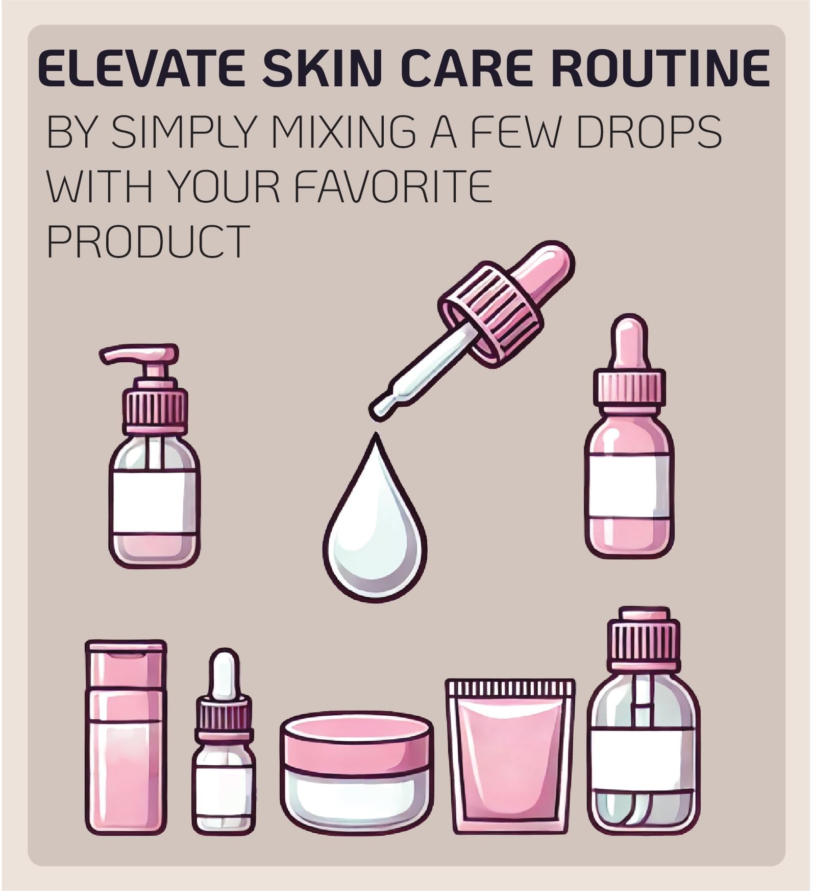 iol Concentrate Mix 2 Drops In Any Step of Your Skin Care Routine Retinol Alternative Non GMO Vegan Certificate Safe Natural Botanical Antioxidant Cold Pressed 10000ppm 30ml
