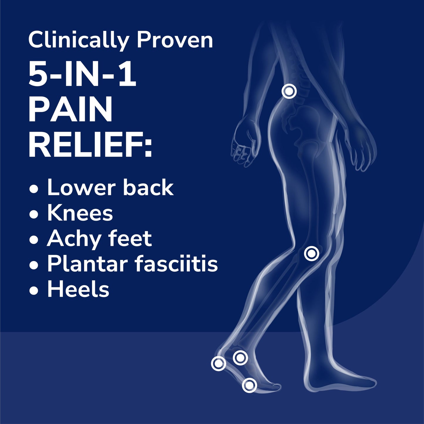 Inserciones Ortopédicas Dr. Scholl's CF 310 para Hombre
