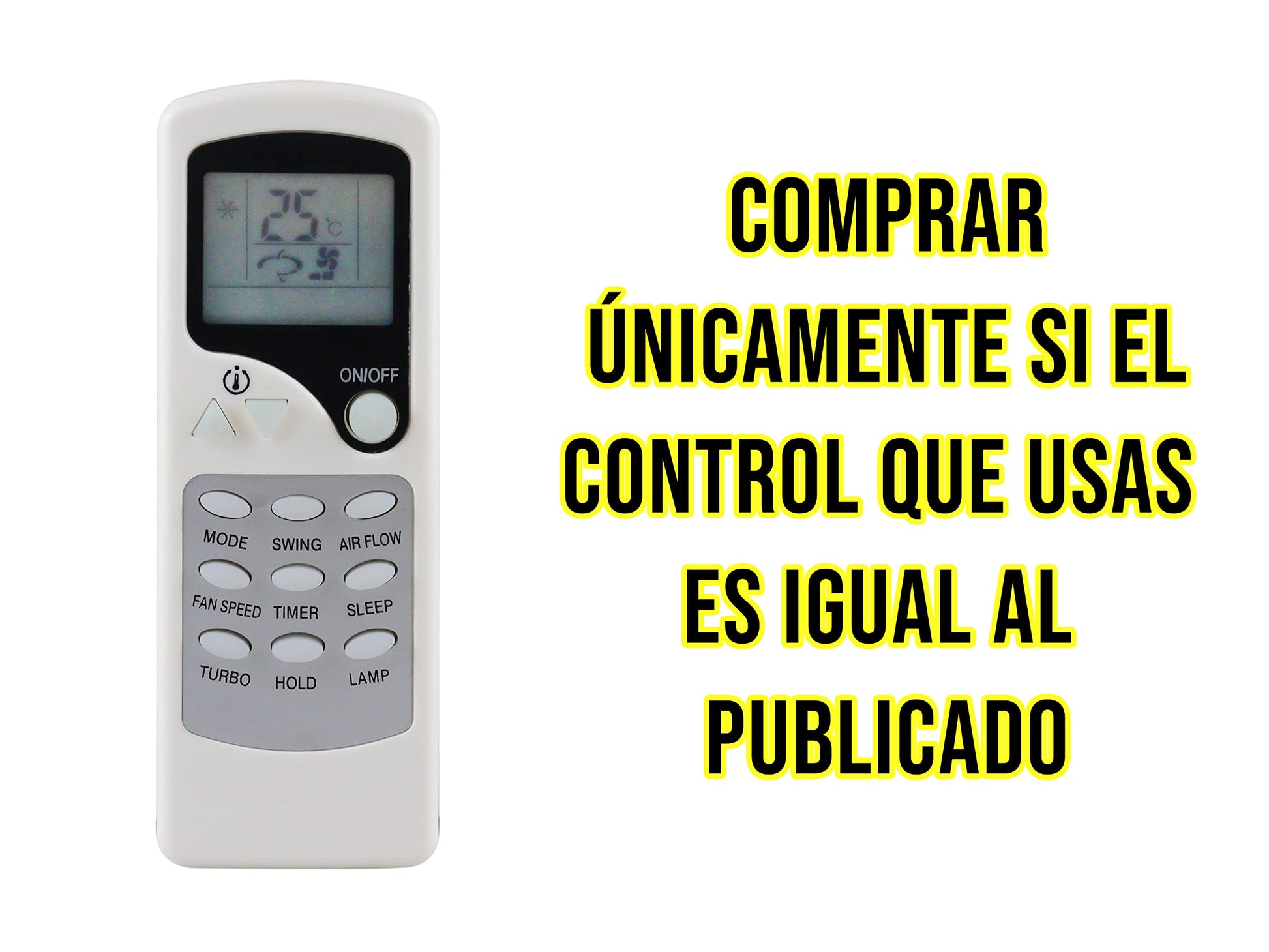 CONTROL EXPERT Control Chigo Mirage para Aire Acondicionado Minisplit Clima Zhf/lt-01 Zh/lt-01