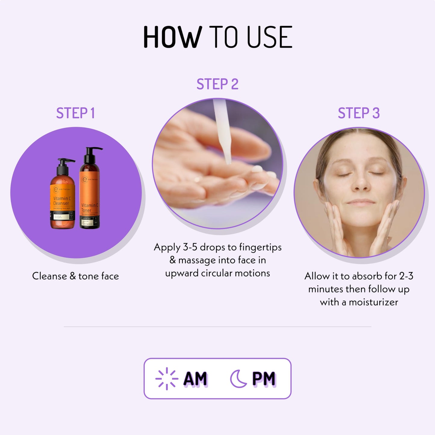 Hyaluronic Acid Serum 2 oz - Vegan Professional Hydrating Formula - Plump Skin Instantly - Wrinkle Filling - Visible Results or Money-Back - Eve Hansen