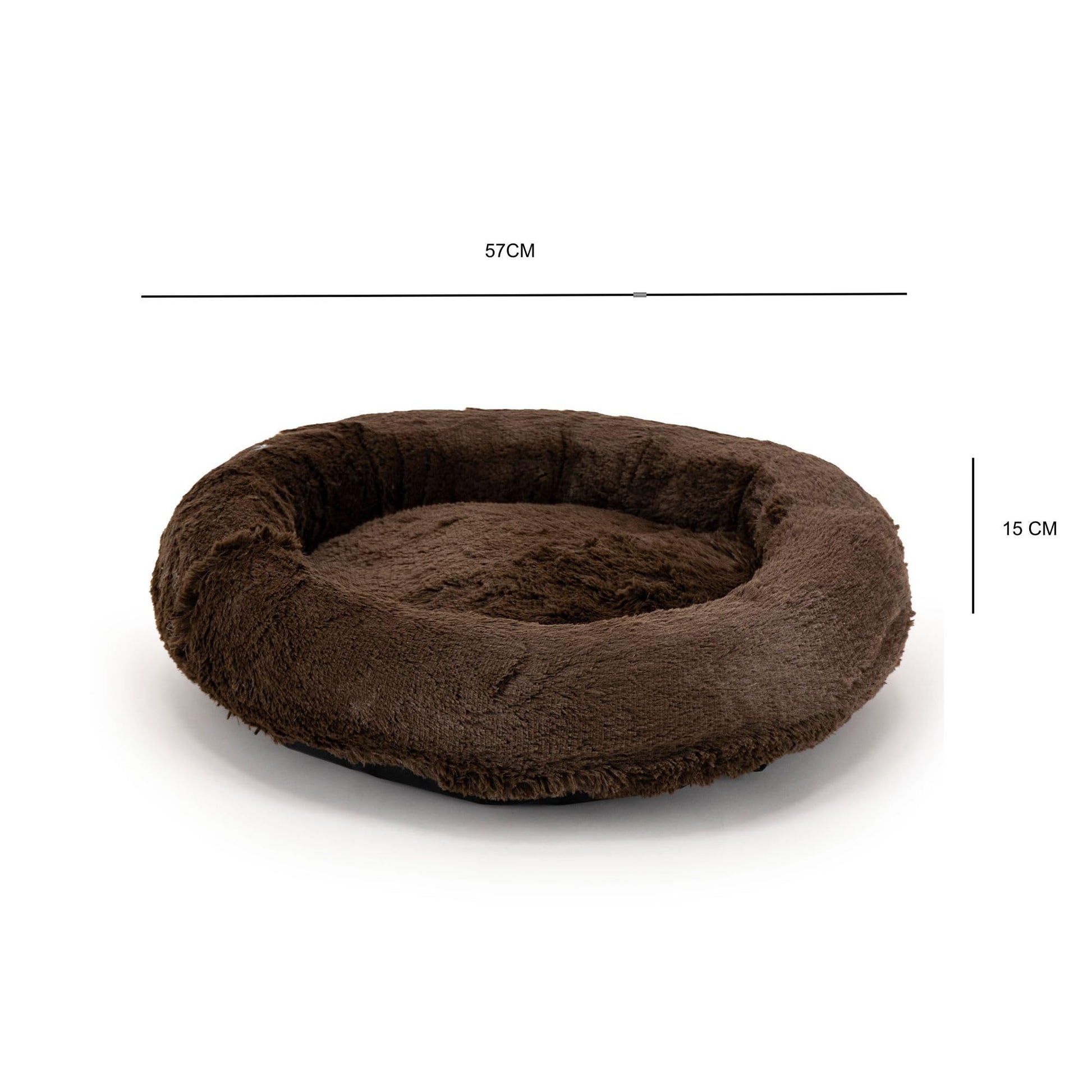 Cama Tipo Dona Hills Café Anti Estrés para Perro Small
