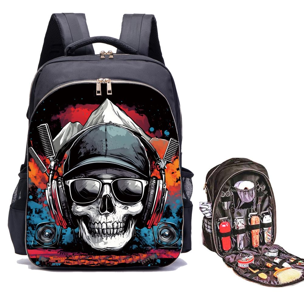 Bolsas grandes para peluqueros y suministros de maquillaje, mochila organizadora para peluqueros, bolsa de herramientas de viaje para hombres