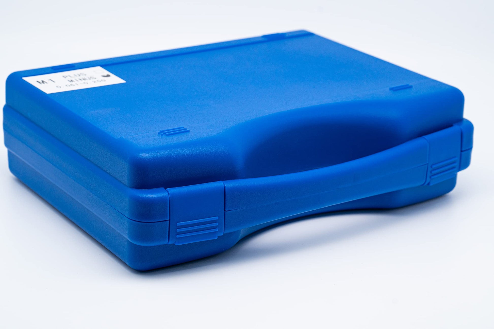 LLDSIMEX 190 piezas M1 (0.08-0.25 pulgadas) Juego de medidores de acero menos; caja de plástico (M1-0.061-0.250 190 piezas)