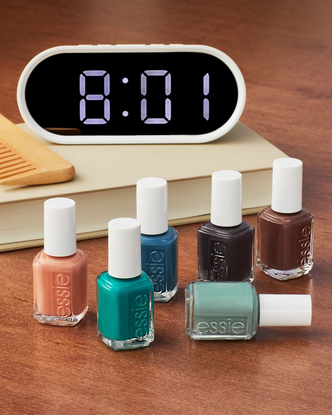 essie Salon-Quality Nail Polish, 8-Free Vegan, UnGuilty Pleasures, Coral, Snooze In, 0.46 fl oz