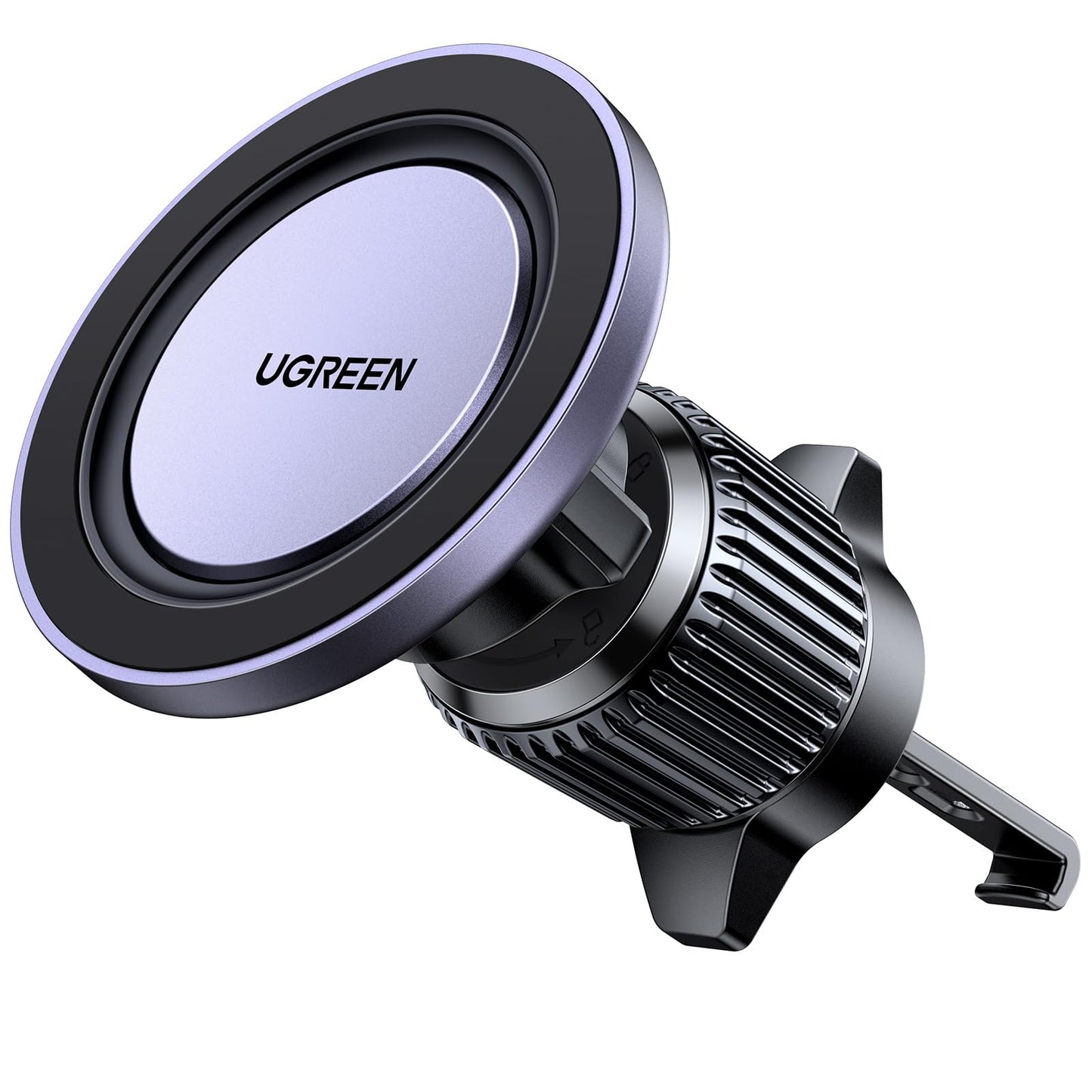Soporte Celular UGREEN Negro Magnético para Automóvil con Gancho para iPhone 16 15 14 13 y Otros Modelos