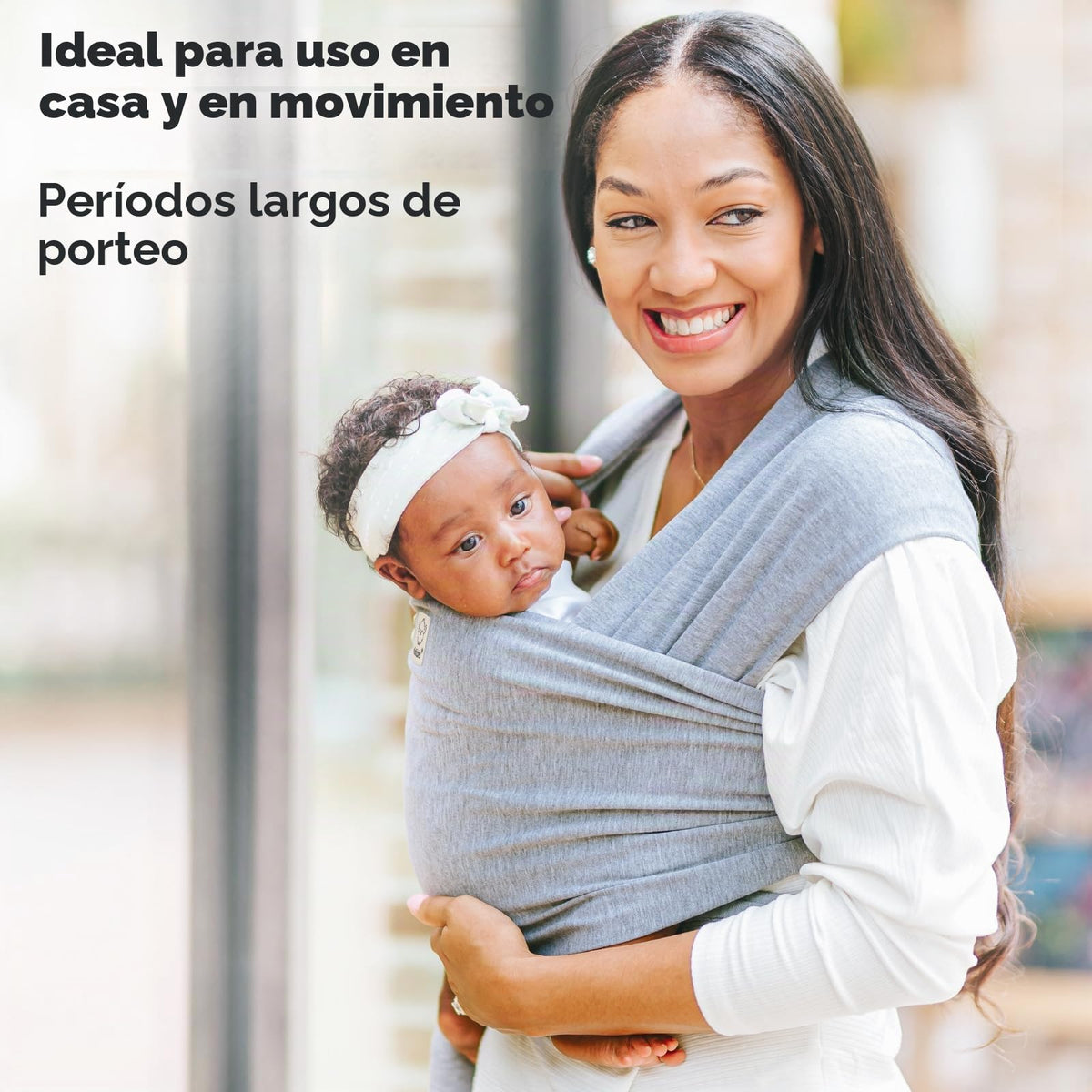 KeaBabies - Portabebés para bebé, todo en 1 transpirable, soporte manos libres, recién nacido a niño pequeño (oliva sucio)