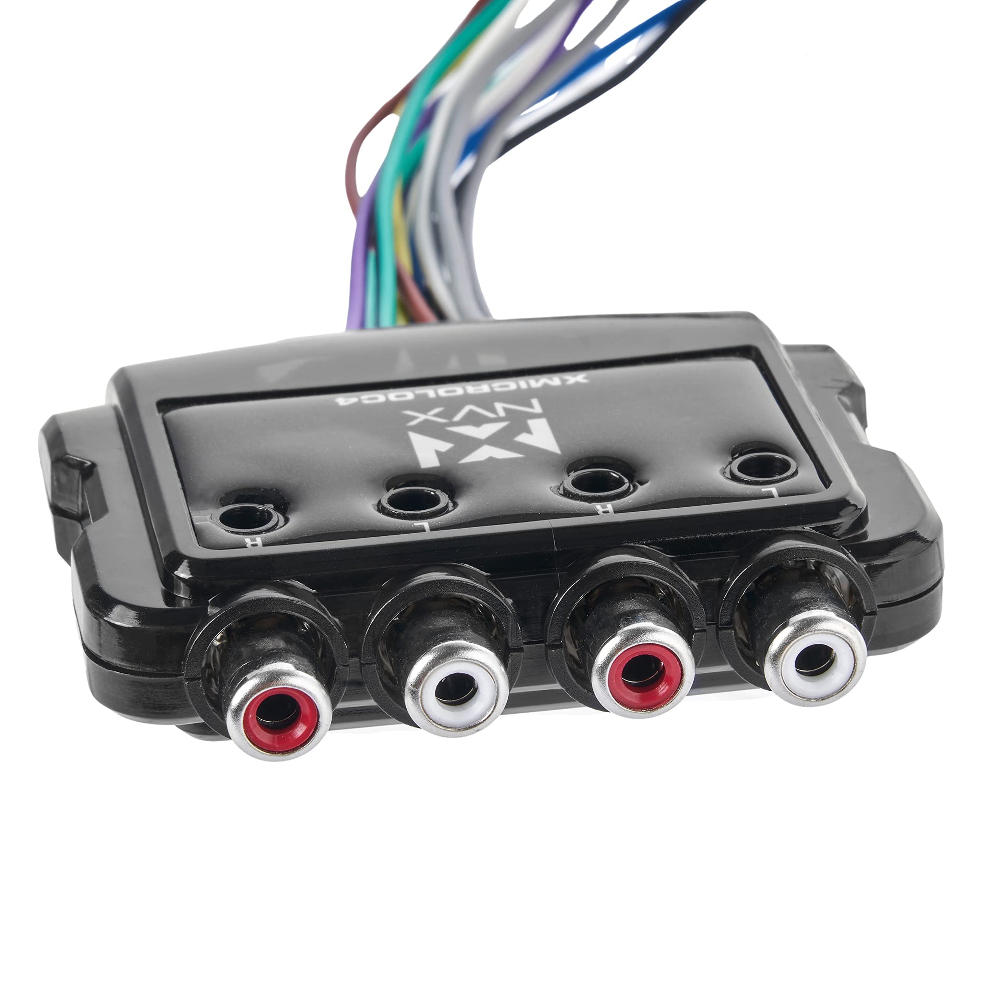 Cable de Altavoz NVX XMICROLOC4 RCA 4 Canales Ajustable con Gatillo de Encendido Remoto