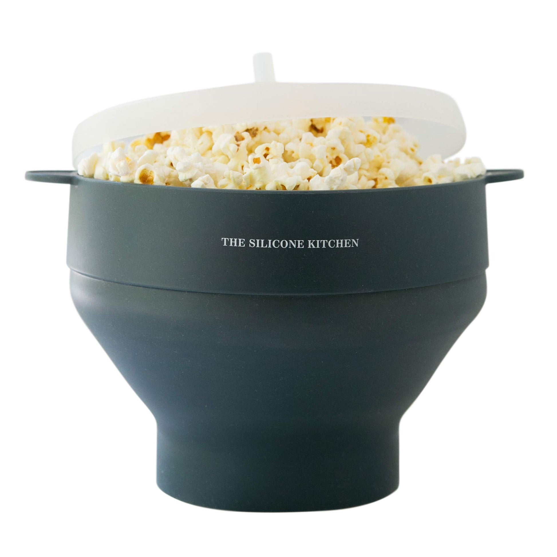 Tazón Plegable de Silicona The Silicone Kitchen azul oscuro apto para Microondas y Lavaplatos