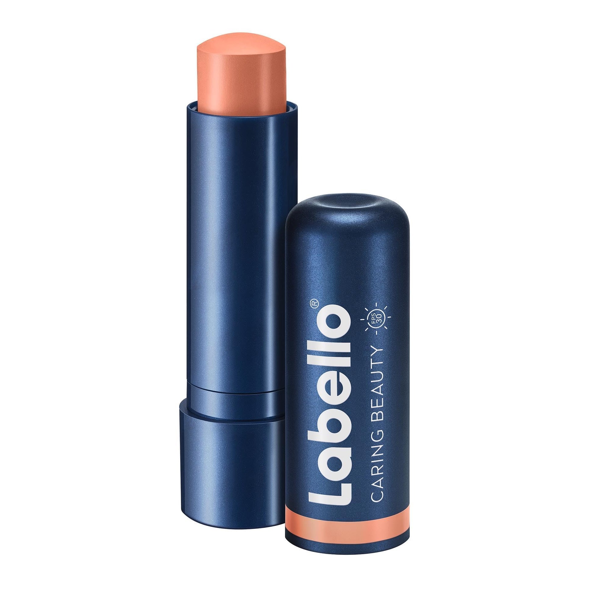 LABELLO. Bálsamo Labial Caring Beauty Nude Color Intenso con Vitamina E y Aceite de Almendras + Bálsamo Labial Caring Beauty Red Color Intenso y Cuidado Duradero con Vitamina E y Aceite de Almendras