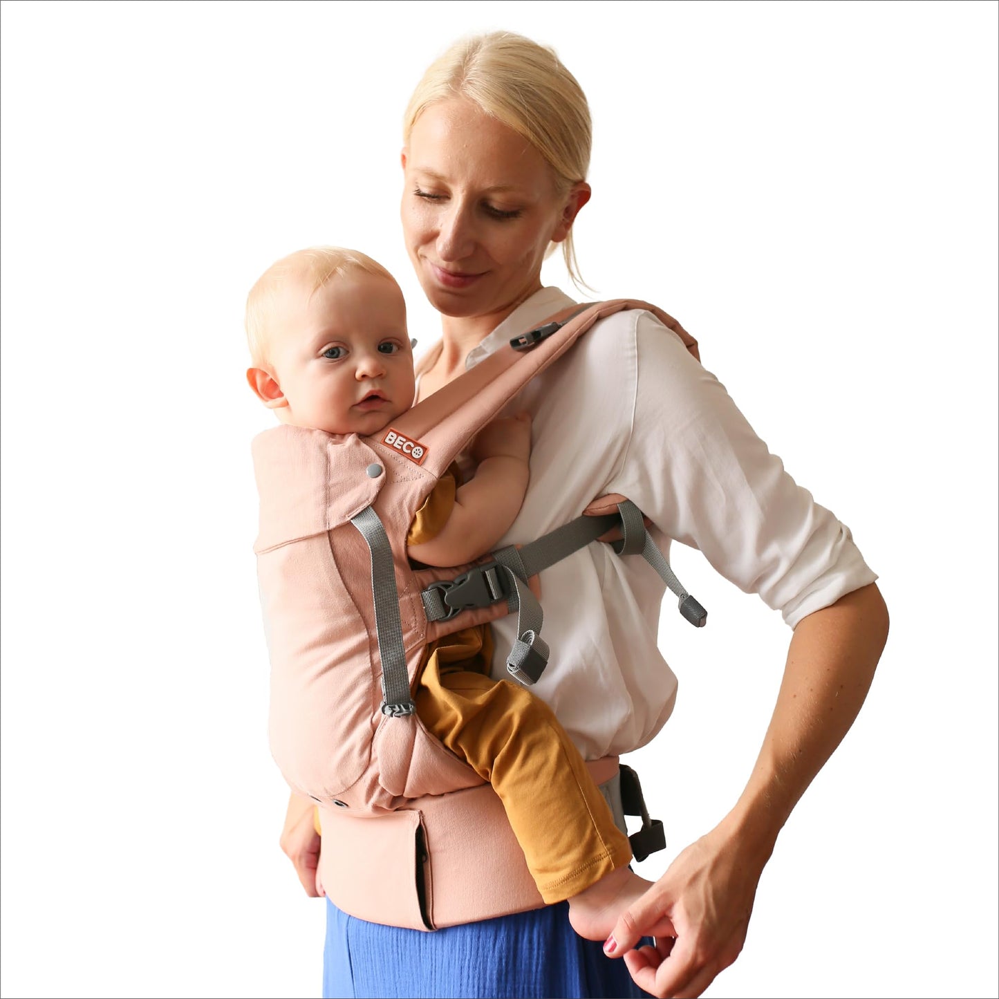 Beco Gemini 2.0 - Portabebés para recién nacidos y niños pequeños con soporte M-Cloud, portabebés de 4 posiciones, portabebés certificado para caderas, totalmente ajustable para adaptarse a todos los
