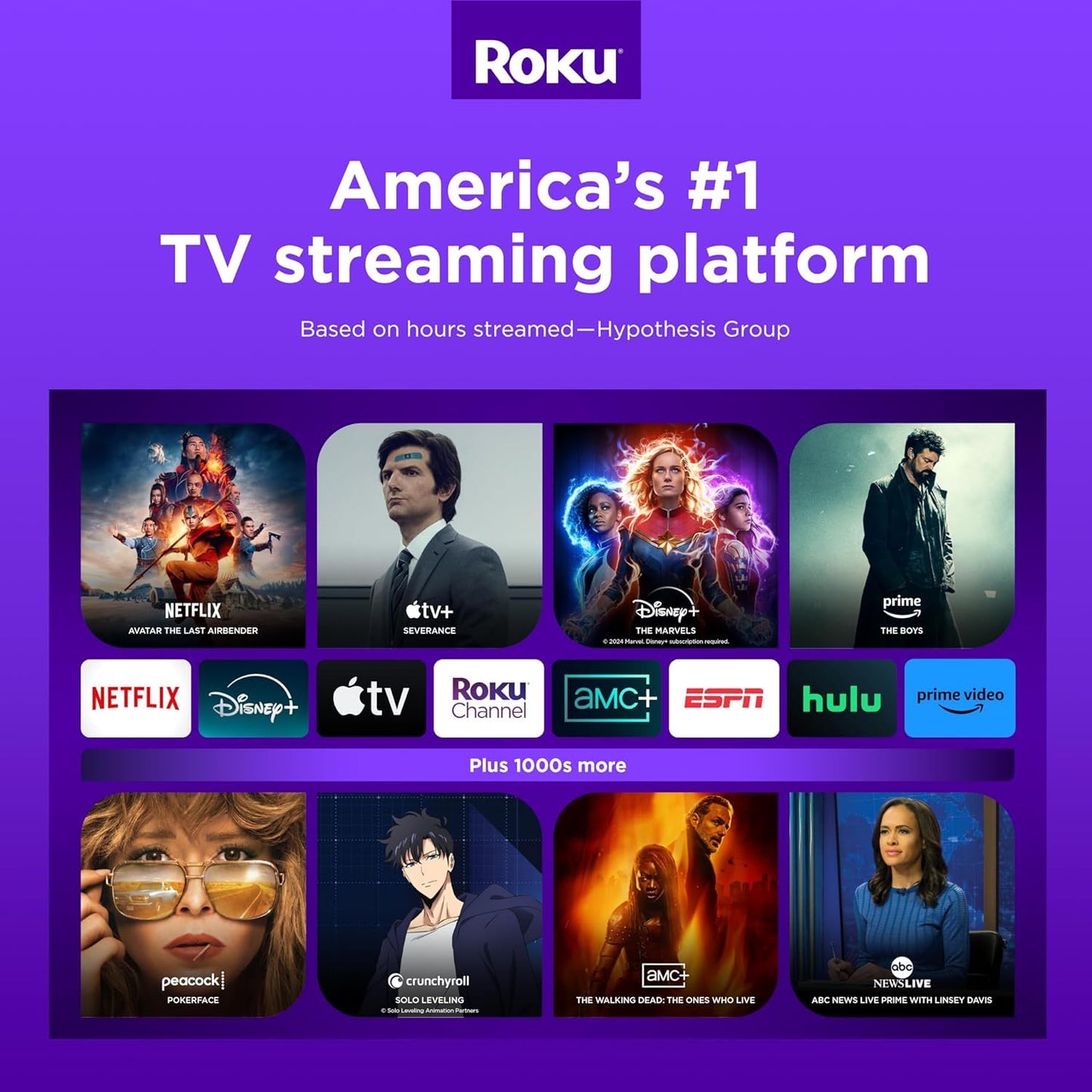 Dispositivo de Transmisión Roku Streaming Stick 4K HDR D Vision WiFi Largo Alcance para TV