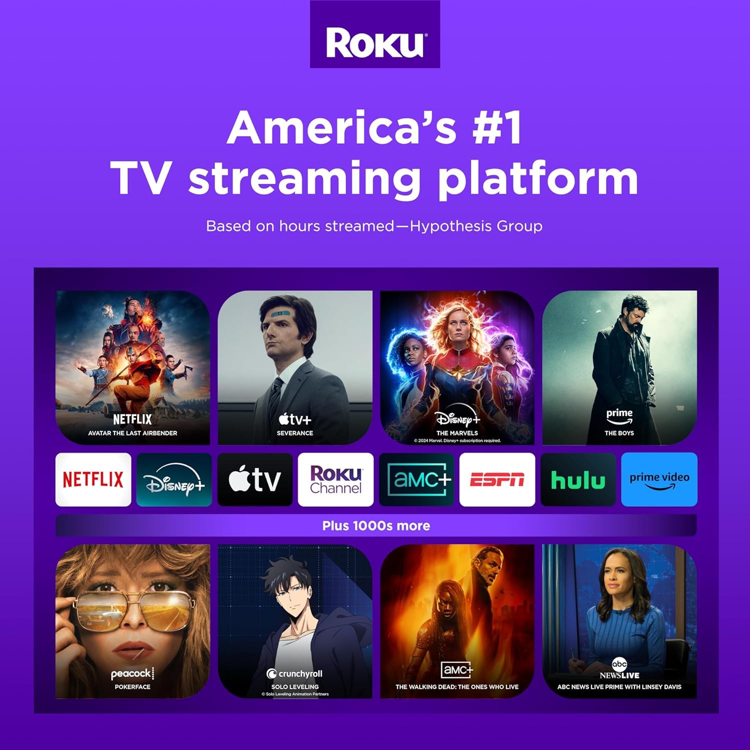 Dispositivo de Transmisión Roku Streaming Stick 4K HDR D Vision WiFi Largo Alcance para TV