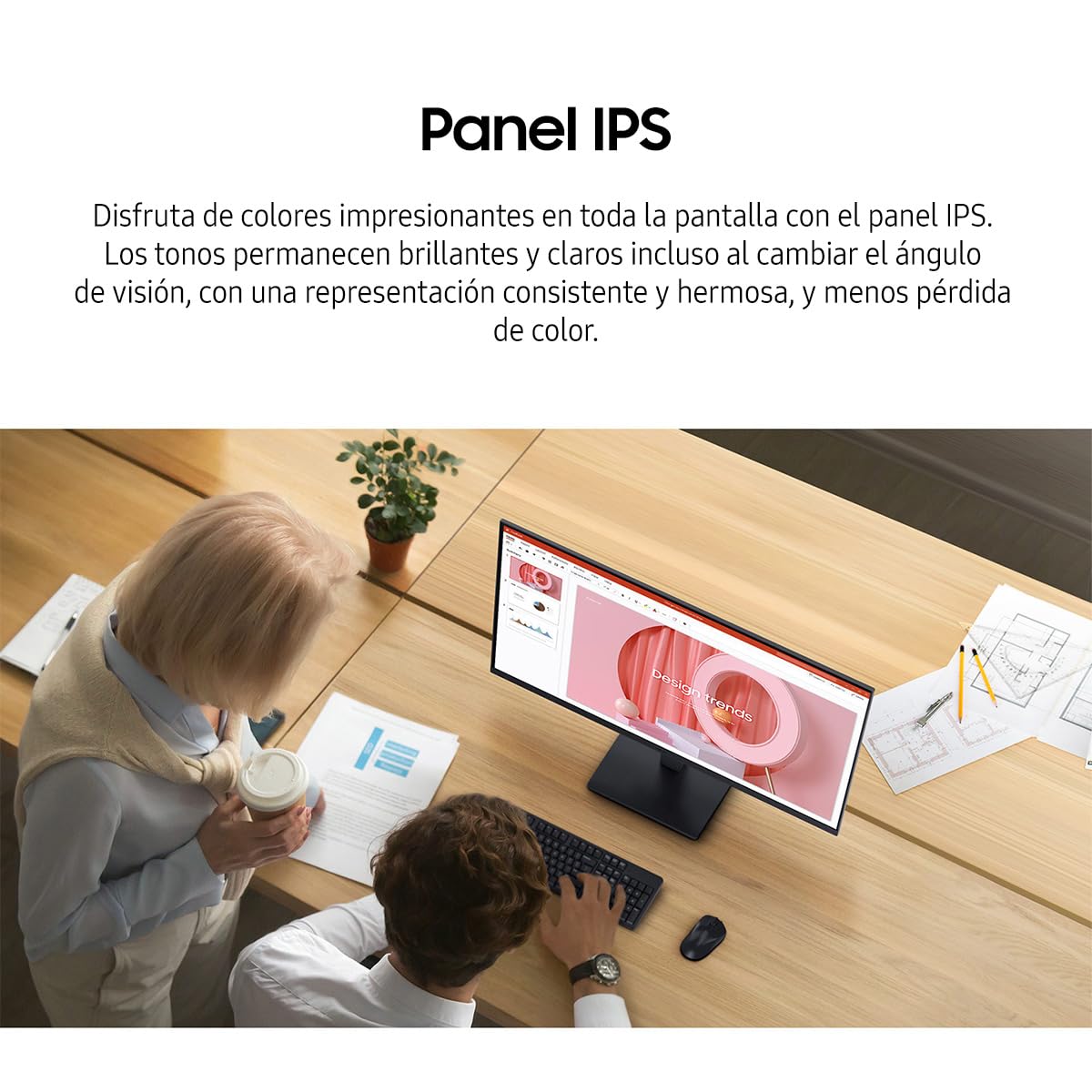 Samsung Essential Monitor 27" FHD 100Hz, Panel IPS, Modo Juego, proteccionn Visual, resolucion FHD, Tiempo de Respuesta 5 (GTG), Brillo 200 CD/m