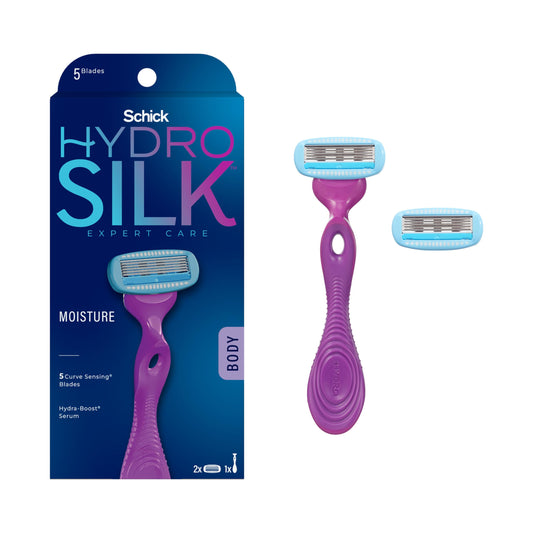 Rasuradora Schick Hydro Silk Verde con Cuchillas Hidratantes para Mujer