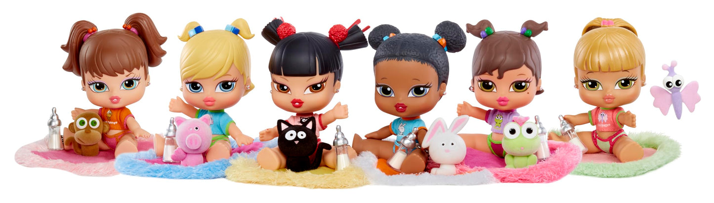 Bratz Babyz Muñeca de Moda Coleccionable - Yasmin - con Ropa Real y Mascota - Juguete para niños y niñas - Edad: 6+ años