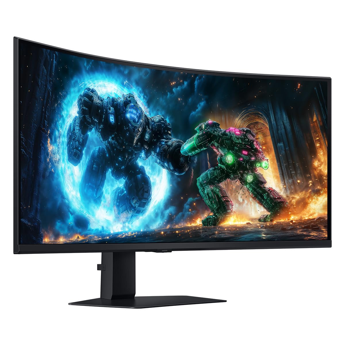 Samsung 40" Odyssey OLED Monitor Curvo G75F 4K 180Hz, WUHD, Frecuencia de actualización de 180 Hz y Tiempo de Respuesta de 1 ms (GtG), AMD FreeSync Premium Pro LS40FG750ELXZX