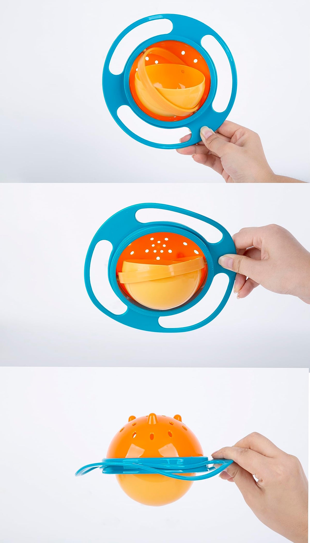 Berry President Tazón Mágico Giratorio De 360 Grados, Resistente A Derrames, con Tapa, para Bebés Y Niños Pequeños.