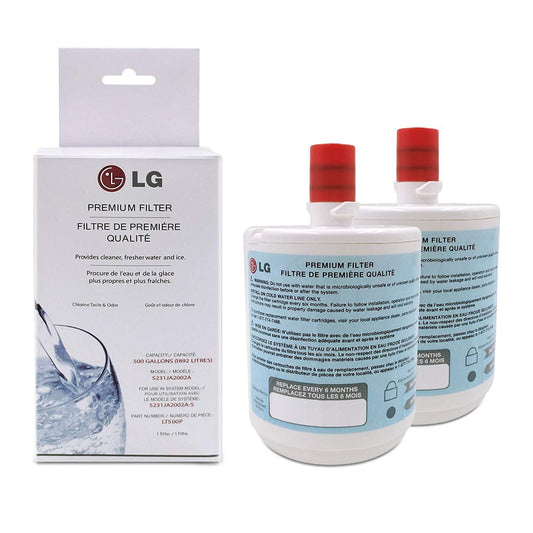 LT500P - Filtro de agua para refrigerador LT500P, 5231JA2002A, ADQ72910901, ADQ72910907, Kenmore GEN11042FR-08, 46-9890 (2 unidades)