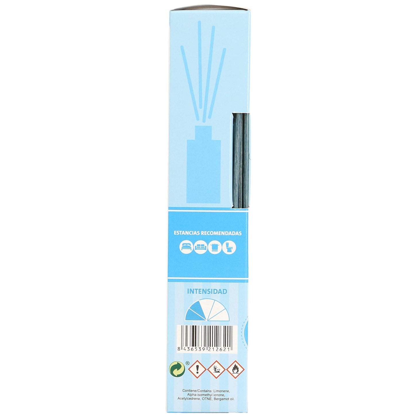 Ambientair Difusor de Varillas 50 ml – Aroma Brisa Marina – Mikado Clásico – Aromatizante Acuático y Refrescante