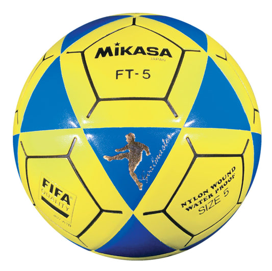 Balón de Fútbol Mikasa Azul Amarillo Talla 5 Goal Master