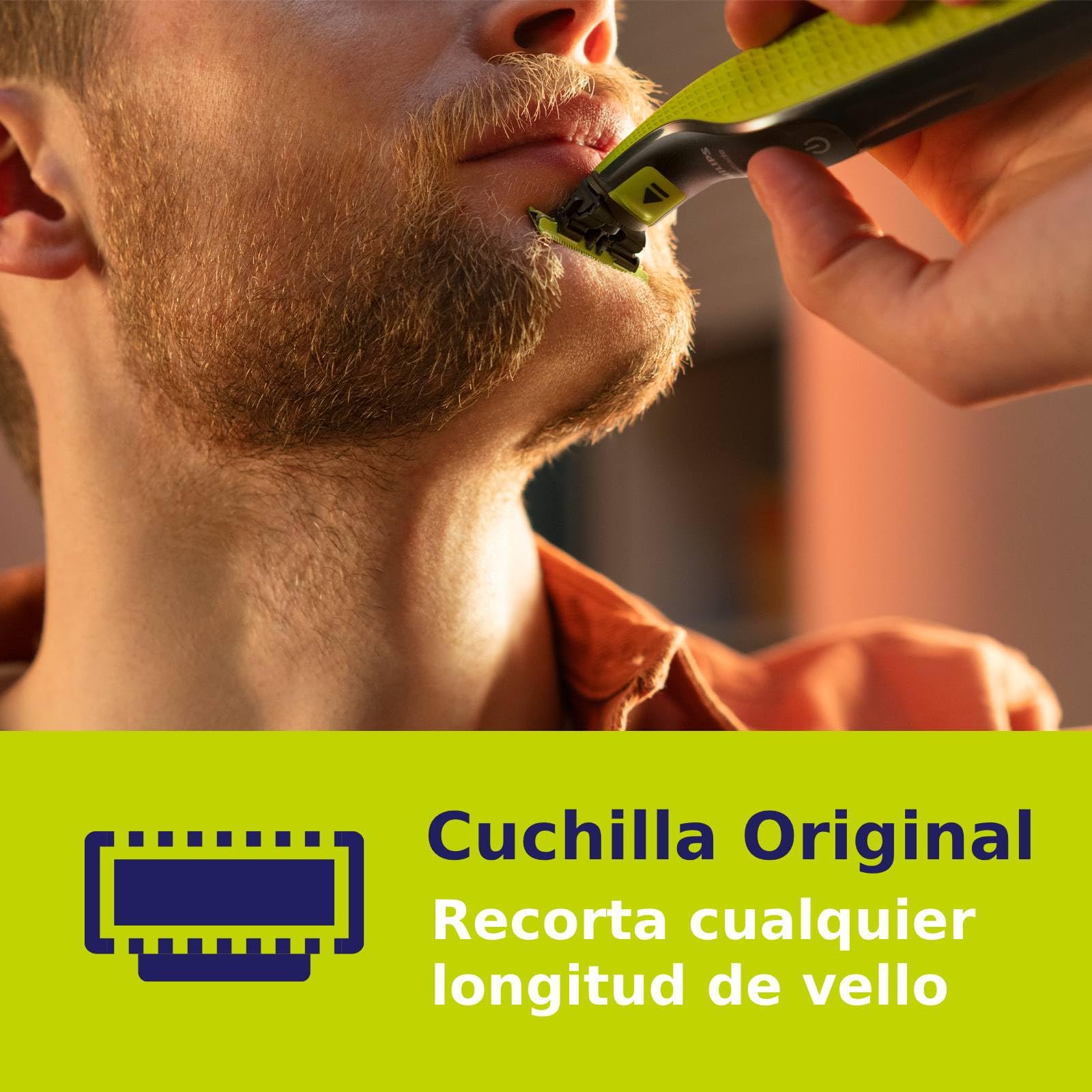 Philips OneBlade Cuchilla de Repuesto Original, 1 pieza, QP210/51