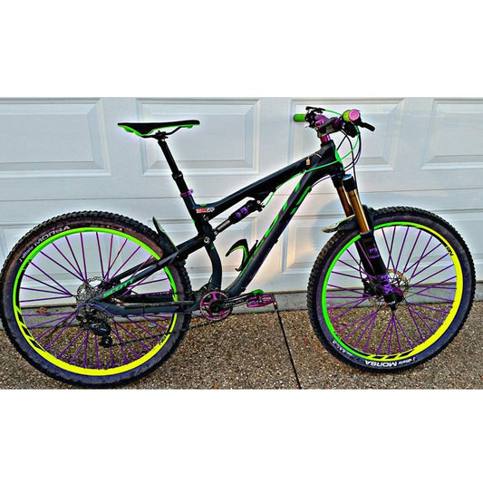 BEEGETTE Bicycle Spoke Skins Wraps BMX MTB Kids Road Mountain Bike Colorful Wheel Decoration-72