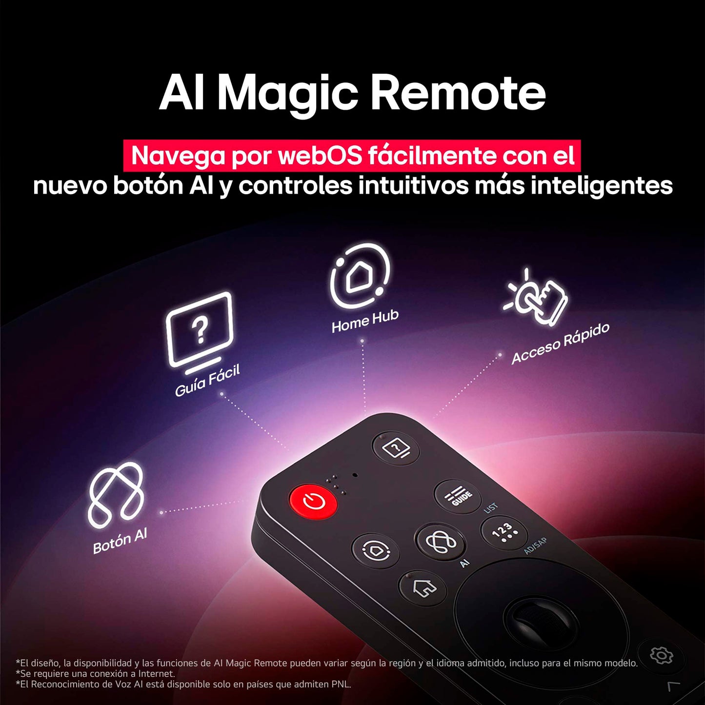 LG Pantalla 65 Pulgadas OLED EVO AI G5 4K Smart TV webOS 2025 OLED65G5PSA|Sistema Operativo webOS | Identificación de Voz AI | 120Hz | Dolby Atmos & Dolby Vision Channels | G-Sync & FreeSync