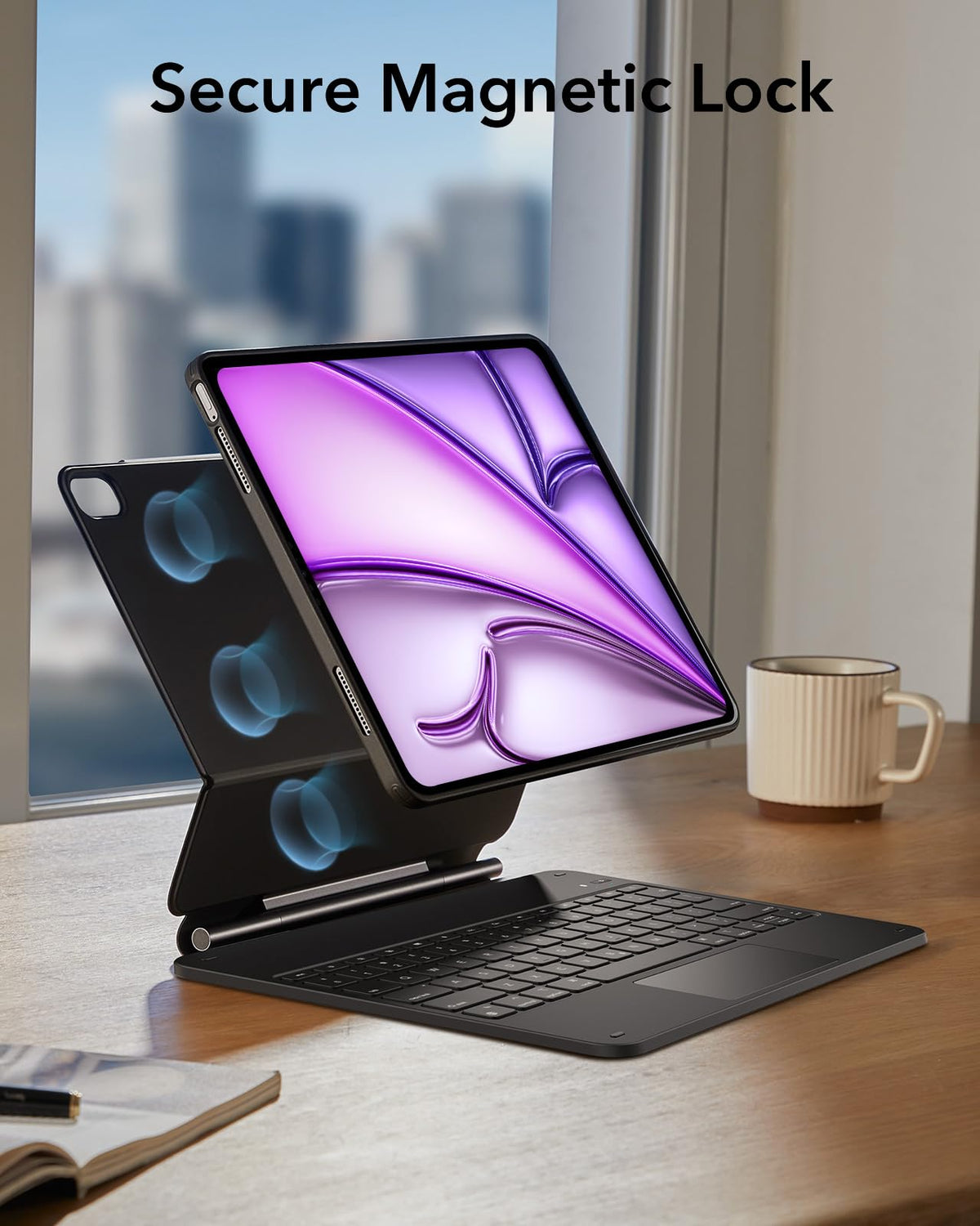 Funda con Teclado ESR iPad Air Soporte Magnético Multimodo