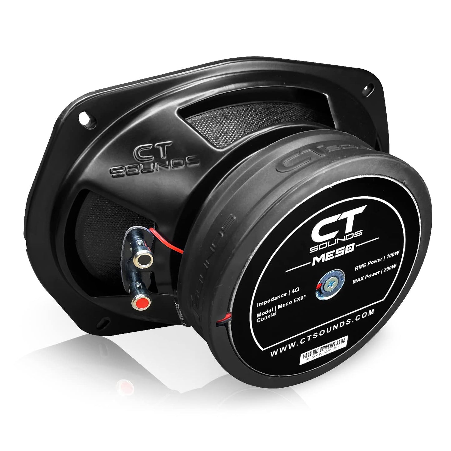 CT Sounds Meso 6x9 Inch 2 Way Silk Dome Full Range Coax Coaxial Speakers (Pair)