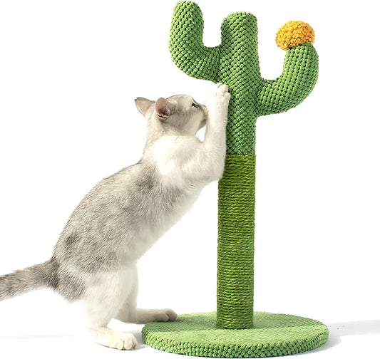 Rascador para Gatos Poste Cactus 21,25 Pulgadas para Todos Los Gatos