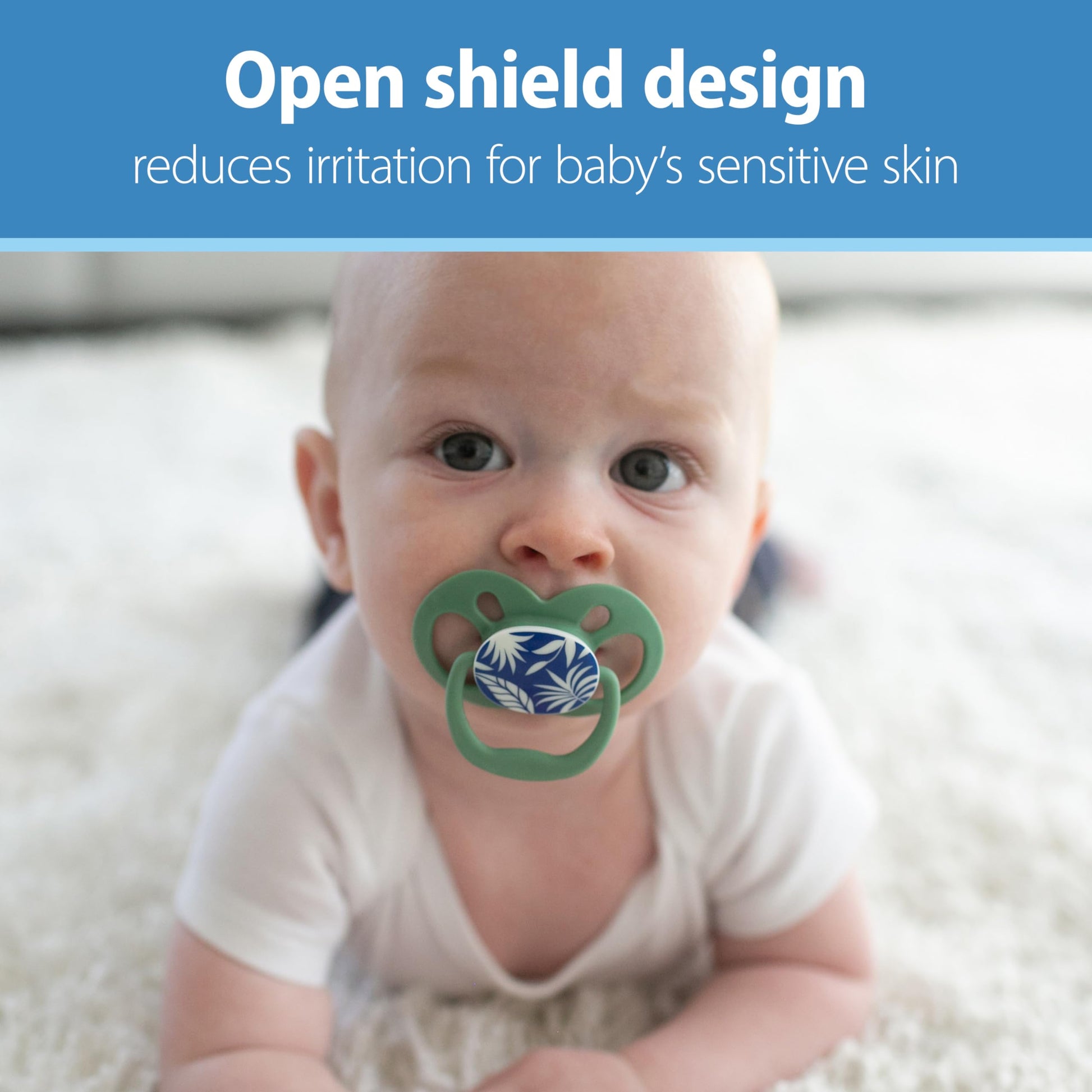 Chupetes Dr. Brown's Advantage Glow-in-The-Dark Rosa, 2 Piezas, Etapa 2, 6-12 Meses