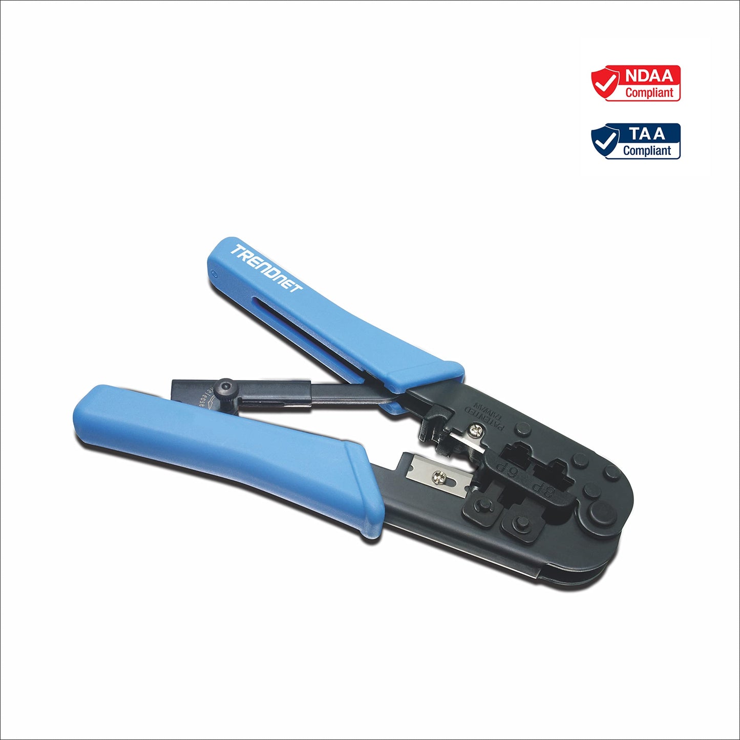 Pinza Crimpadora TRENDnet 8P RJ-45 y 6P RJ-12 RJ-11