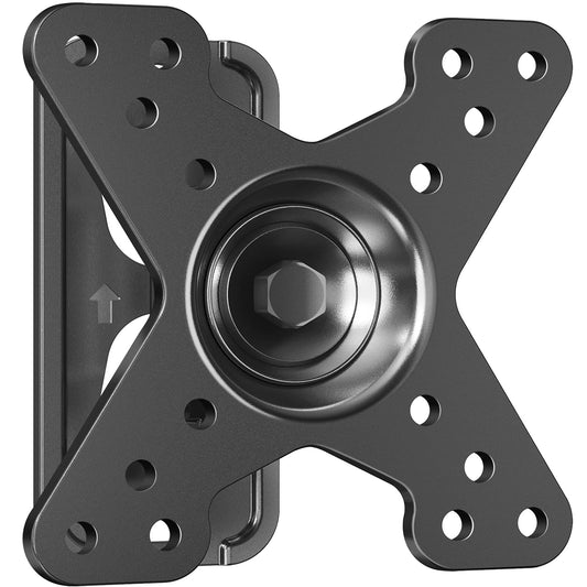 Soporte de Pared VESA para Monitor TV Negro con Rotación Giratoria de Inclinación