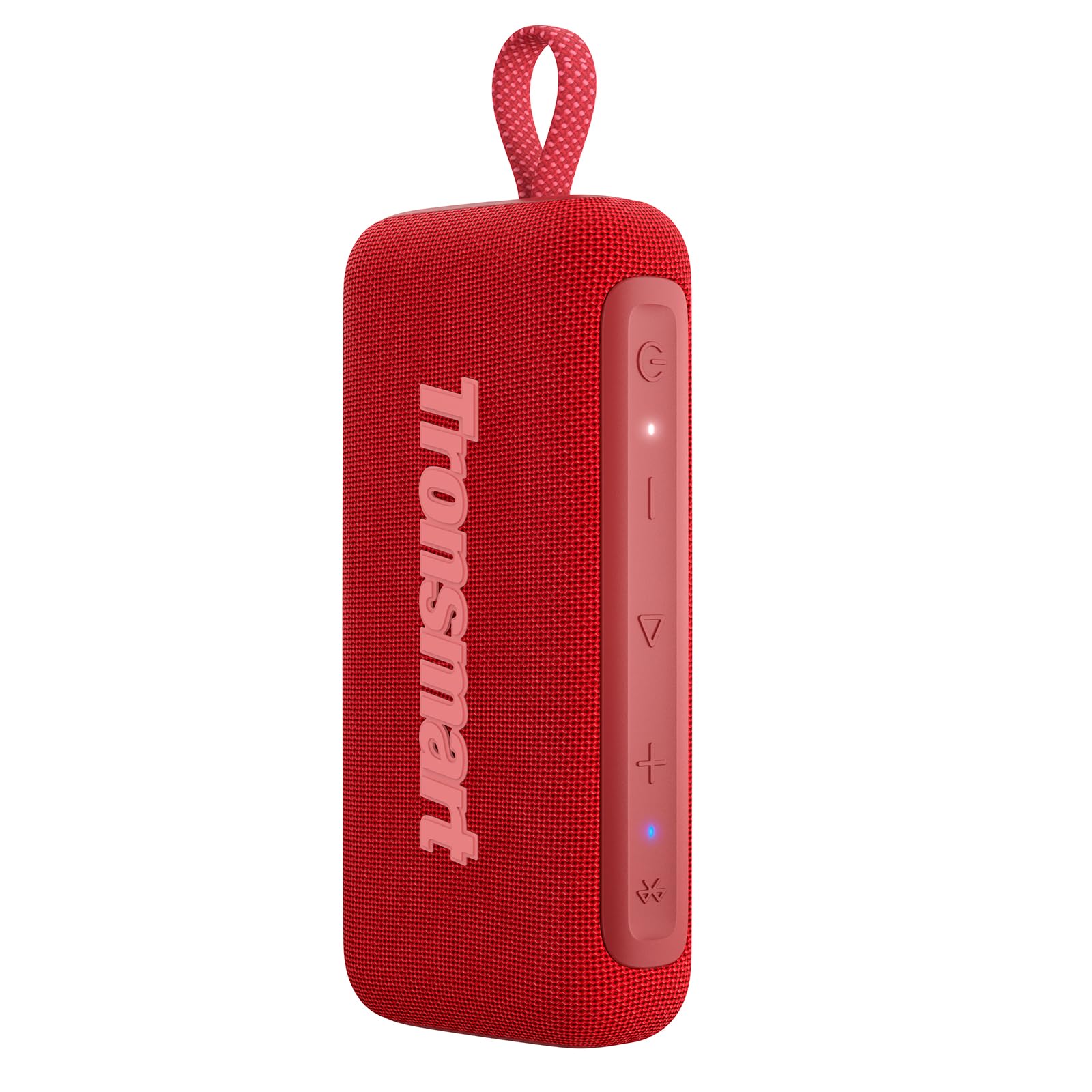 Tronsmart Trip 2 Bocina Bluetooth portátil para Exteriores, Llamadas Manos Libres a través del micrófono Integrado, Resistente al Agua IPX7, Ecualizador Personalizable (Rojo)