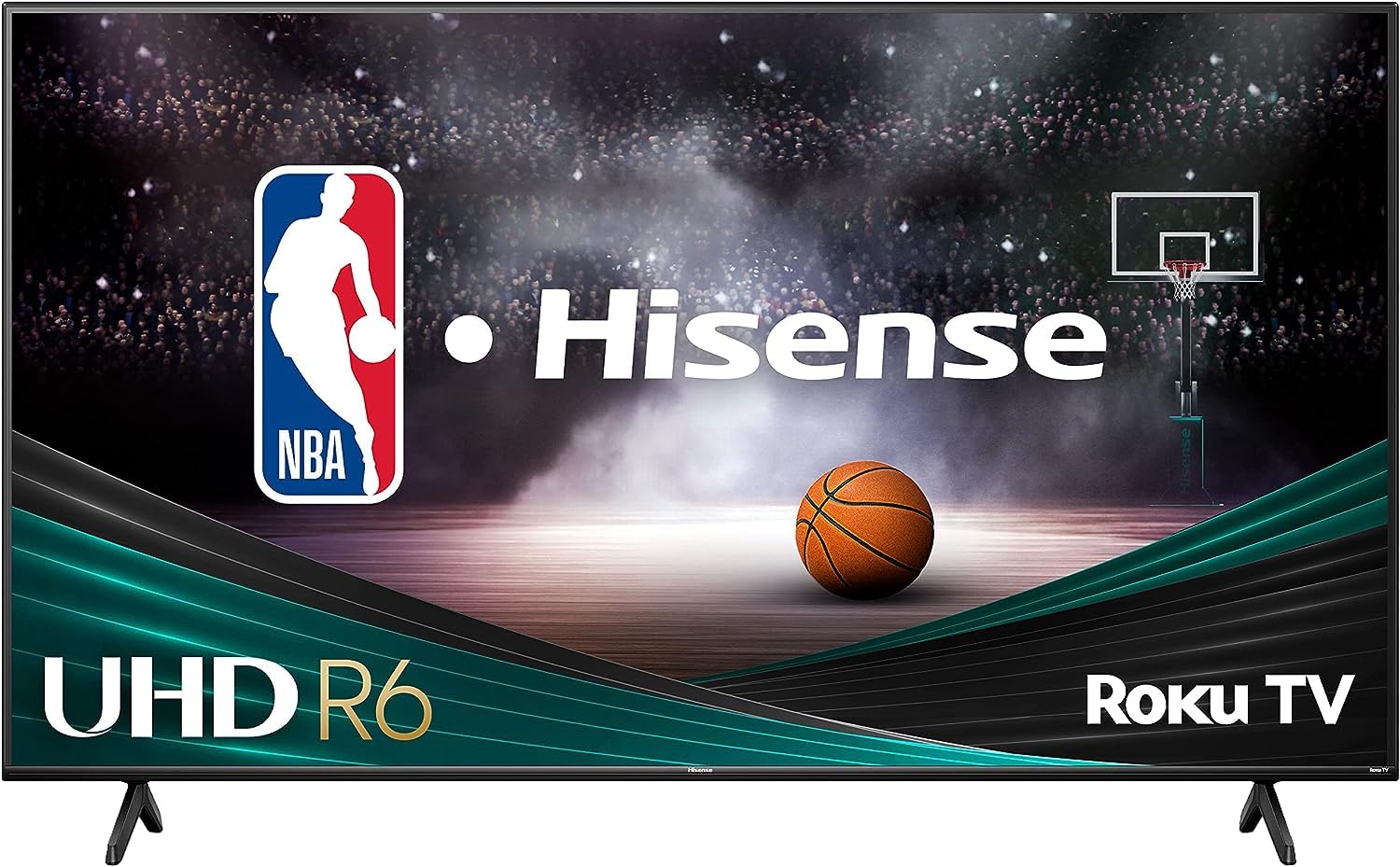 Hisense Smart TV De 55" Pulgadas | Serie R6 4K 2160p Ultra HD | Dolby Vision HDR y HDR10, Control Remoto De Voz, Funciona con Asistente Google y Alexa | 2024, 55R6030N (Reacondicionado)