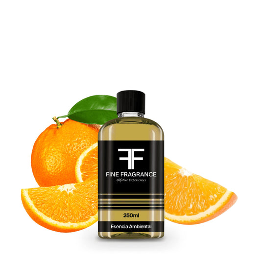 Fine Fragrance, Esencia para difusor aroma Naranja, 250ml, ultra concentrada para uso exclusivo en difusores profesionales y aromaterapia