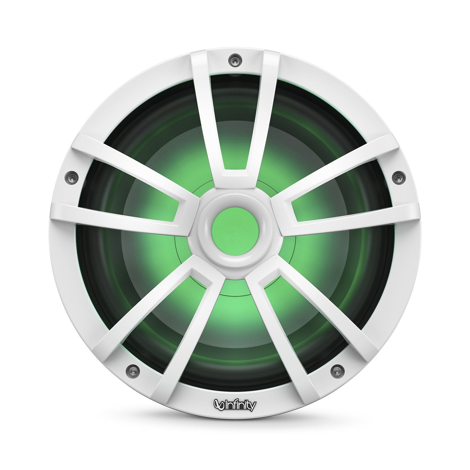 Infinity Mobile Marine Performance Series 10" subwoofer con iluminación RGB - Blanco