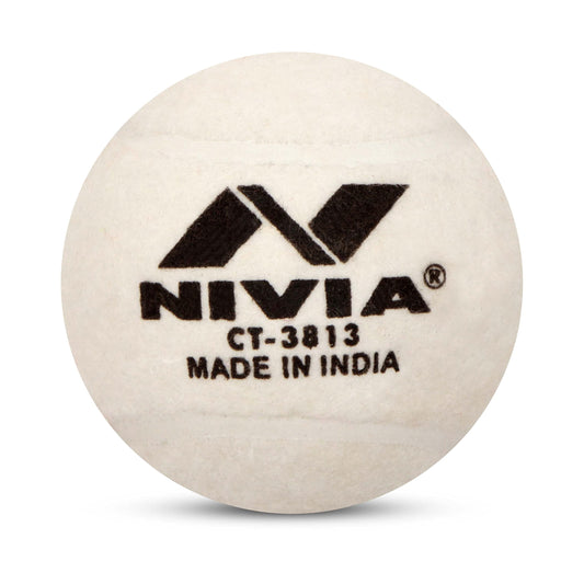 Pelota de Cricket Nivia Blanco Pack de 6