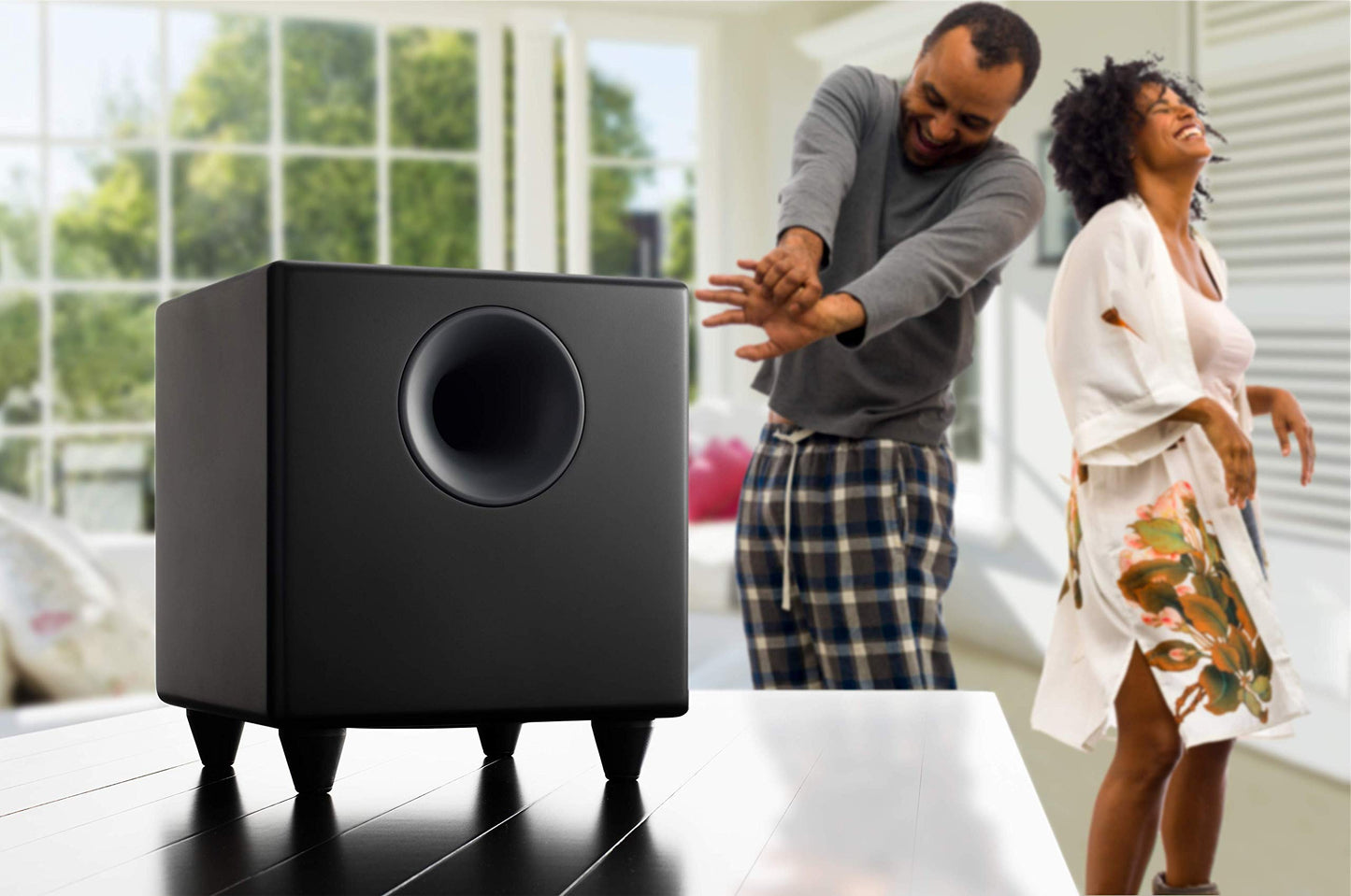 Audioengine S8: Altavoz subwoofer de 250 W con Amplificador Integrado para Audio doméstico