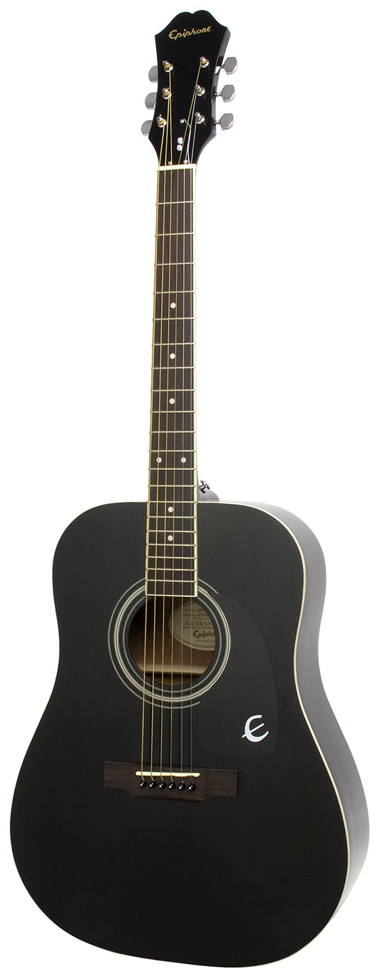 Epiphone DR100 BLK Guitarra Acústica Dr-100, color Negro